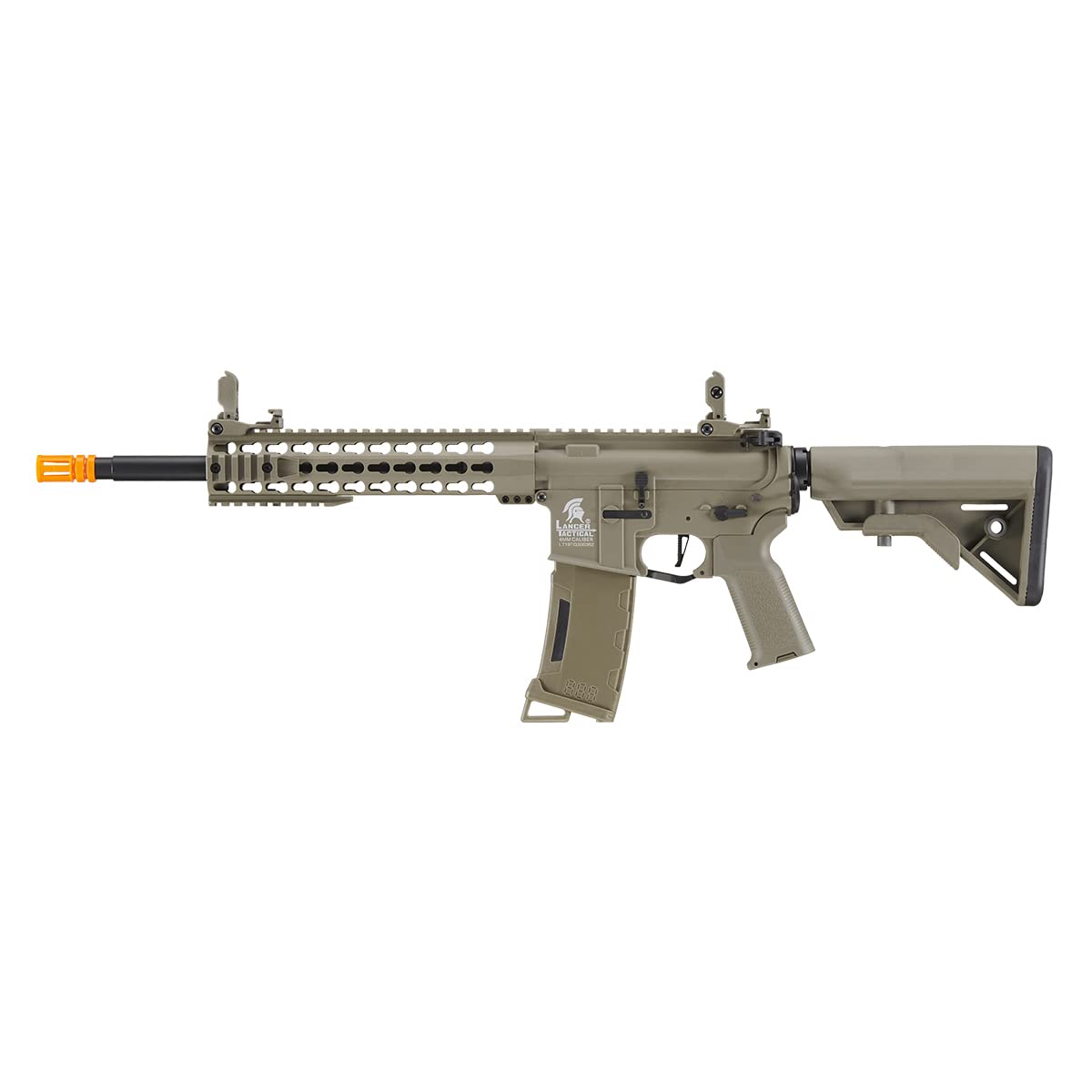 Lancer Tactical Gen 3 Keymod 10'' Nylon Polymer M4 Carbine w/Adjustable Stock (Programmable Fast Trigger & Mosfet)