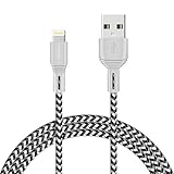 El cable de cargador para Cargador iPhone apple iSOUL es corto y tiene una longitud de 15 cm, una resistencia a la tracción excepcional es proporcionada por un núcleo de fibra de aramida ultra resistente y de alto rendimiento, que está envuelto en una funda de nylon trenzado doble, lo que resulta en un Cable USB iPhone de Cargador de iPhone flexible pero robusto con una resistencia superior.