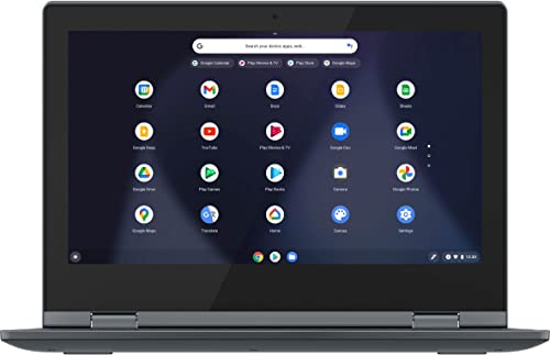 Lenovo Ideapad Flex 3 11.6" Hd 2-In-1 Touchscreen Chromebook (Intel Celeron N4020, 4Gb Ram, 128Gb (64Gb Emmc + 64Gb Sd Card), Webcam) Convertible Home Education Laptop, Ist Pen, Chrome Os #TOP7