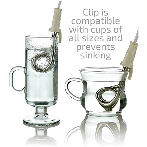 image for OVENTE Electric Stainless Steel Immersion Heater for Tea Coffee & Beve