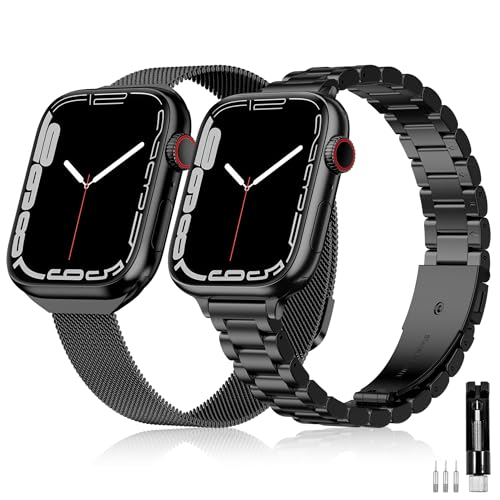 Laband 38mm apple mesh-2p-Black
