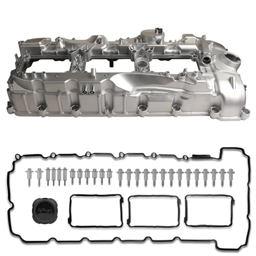 MITZONE Aluminum N55 Valve Cover Kit Compatible with BMW 2011-2019 X3 X5 X6 2010-2018 535i 335i 640i 2013-2015 740i 740Li 3.0L 4.4L 6.0L11127570292