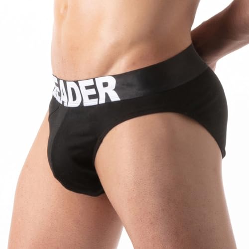 Calzoncillos LEADER Essentials Brief Black que evitan rozaduras y opresión 4