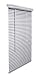 Lotus & Windoware 1-Inch Vinyl-Plus Blind, 58 by 48-Inch, White