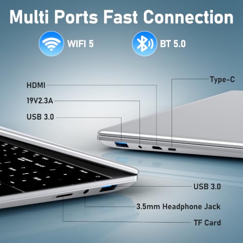 Image of NIAKUN Laptop Computer, Gaming Laptops 2026, 15.6 Inch Lap Top PC Windows 11 Pro, 16GB RAM 1TB SSD, Core i7-7600U Processor(up to 3.9GHz), Office 365, for Business and Students, Backlit Keyboard