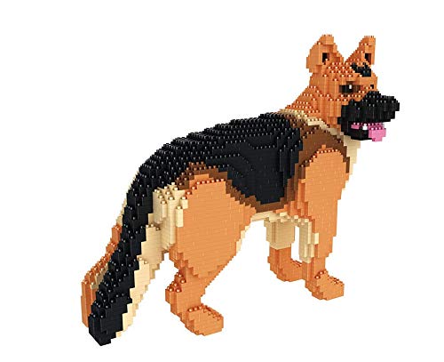 BlueBrixx Deutscher Schäferhund (Diamond Blocks) - Klemmbausteine - ArtikelNr. 102519, Teileanzahl: 2327 – Bild 4