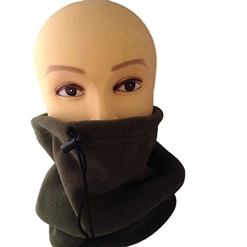 BZS - Braga polar para cuello, modelo unisex, color verde