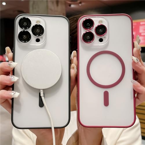 Accessoire de chargement sans fil iPhone 14 Plus étui PC translucide