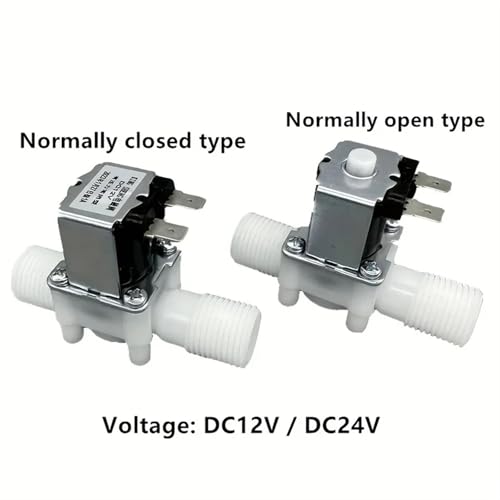 Électrovanne 24V empêche fuite eau vanne normalement fermée 3/4 plastique contre surpression - 3