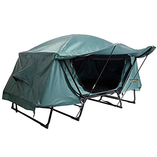 YFCLE Tente de Camping,Tente de Toit Ouverture Rapide Imperméable Convient à la Survie en Pleine Nature, Ultra-léger, Cyclisme, Aventure, pêche en Hiver, Pique-Nique,Double