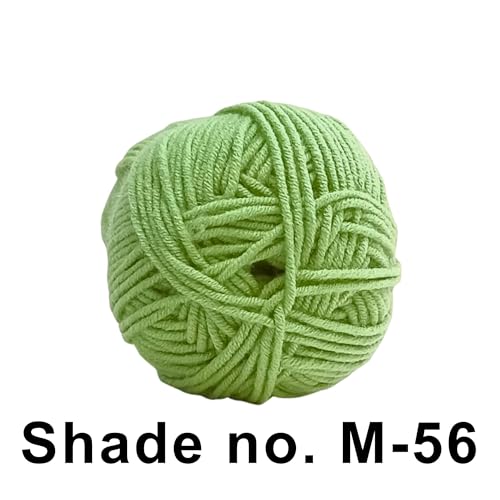 Image of VCR 4ply Pista Yarn, 100 Grams Hank, 190 Meters Length, Acrylic Ball for Crochet and Knitting, Soft Crosia Threads, Pack of 1 Yarn, Suitable for DIY Crafts