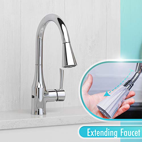 Aqua Vista 24-K81Cos-Ch-Av Hands-Free Motion Sensor Touchless Kitchen Sink Faucet, Pull-Down Polished Chrome 1 #TOP5