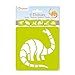 Produktbild Avenue Mandarine 42449MD - Set mit 6 Schablonen, 15 x 15 cm, geeignet für Kinder ab 3 Jahren, für Filz- und Farbstifte, Farben oder Farbbomben, Dino, 1 Set