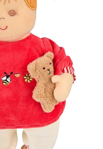 Muñeca Magdalena Sterntaler con sonajero integrado para bebé recién nacido desde 0 meses 33 cm 6