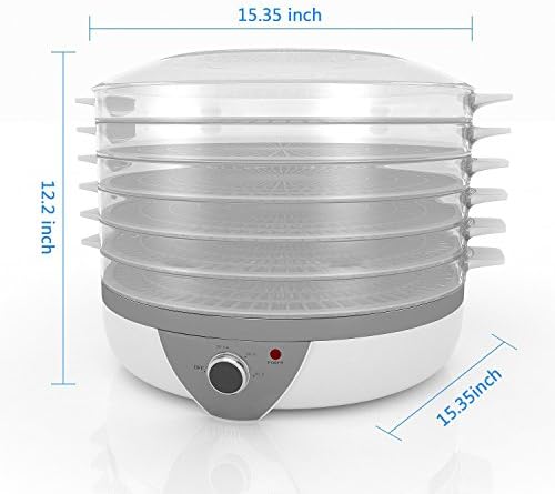 MeyKey Food Dehydrator Machine Fruit Dehydrator BPA Free