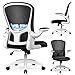 Produktbild Bürostühl, MFAVOUR Ergonomischer Bürostuhle, Drehstuhl mit Hochklappbare Armlehne, Chefsessel Netzstuhl Arbeitsstuhl mit Verstellbare Lordosenstütze