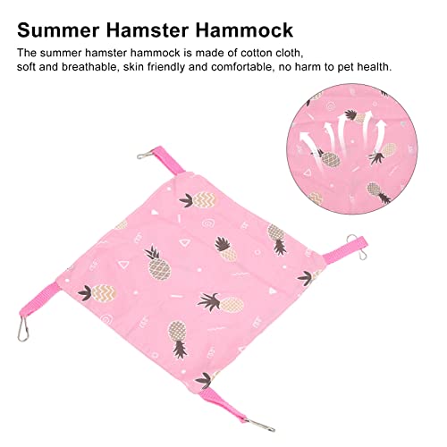 Pequeno Brinquedo de Selva para Animais de Estimação, Confortável Rede de Verão Hamster Algodão (25,