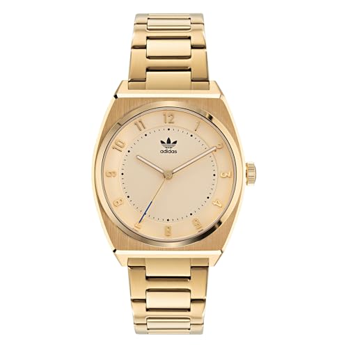 Adidas Stainless Steel Gold-Tone Bracelet Watch (Model: AOSY220262I)