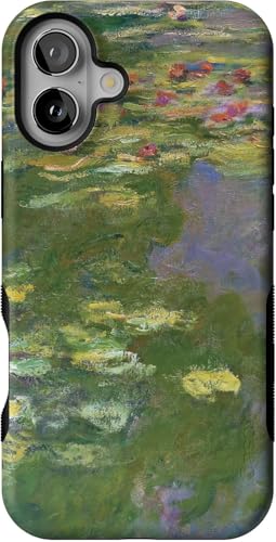 Casely iPhone 16 Case | Monet's Water Lilies | The Met Museum | Bold Protective Design | Compatible with MagSafe