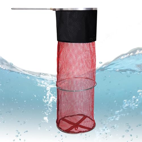 Cesta de peixe, bolsa de rede de pesca | Saco de rede de peixe flutuante portátil,Equipamento de art
