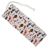 DECORNIJIA Canvas Stifterolle mit Großer Kapazität Langlebige Rollmäppchen für Kunstbedarf...