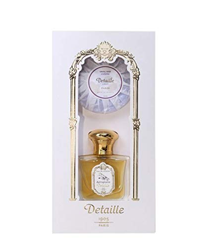 Detaille 1905Aeroplane Eau de Toilette Gift Set for Men 30ml - Citrus, Green, Fresh Spicy Niche Perfume