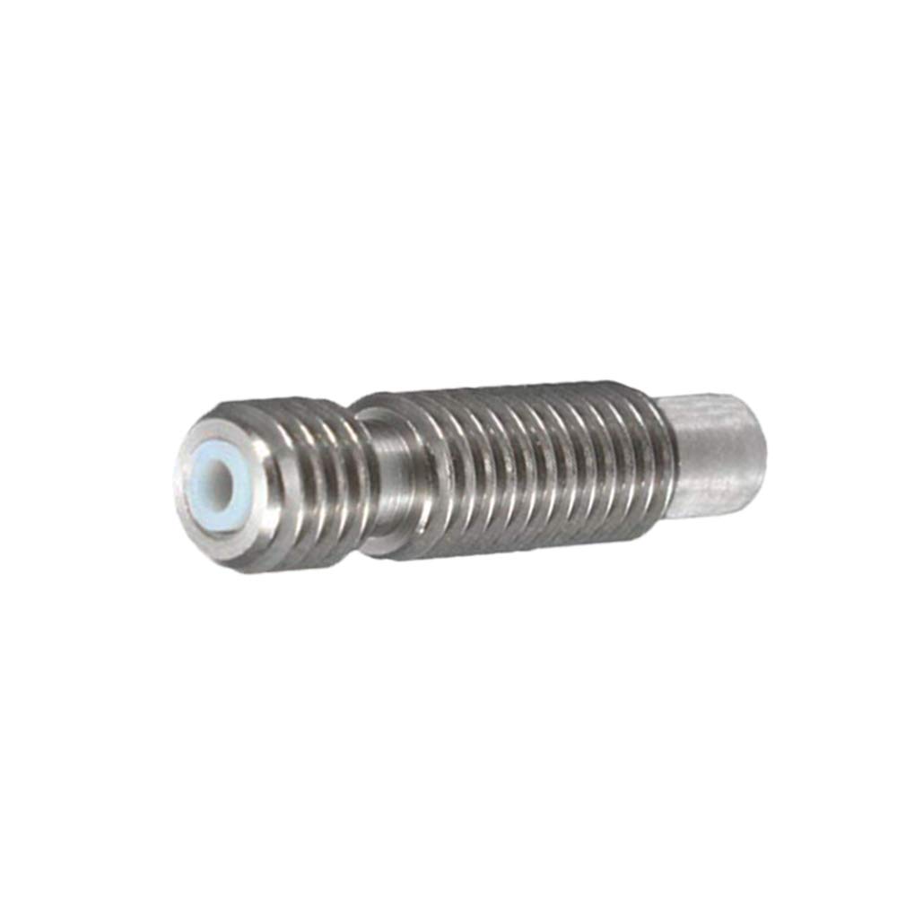6-częściowy Heatbreak Throat Tube V6 1,75 mm stal nierdzewna z teflonem do filamentu 1,75 mm kompatybilny z E3D Hotends RepRap wytłaczarką Hotend drukarka 3D