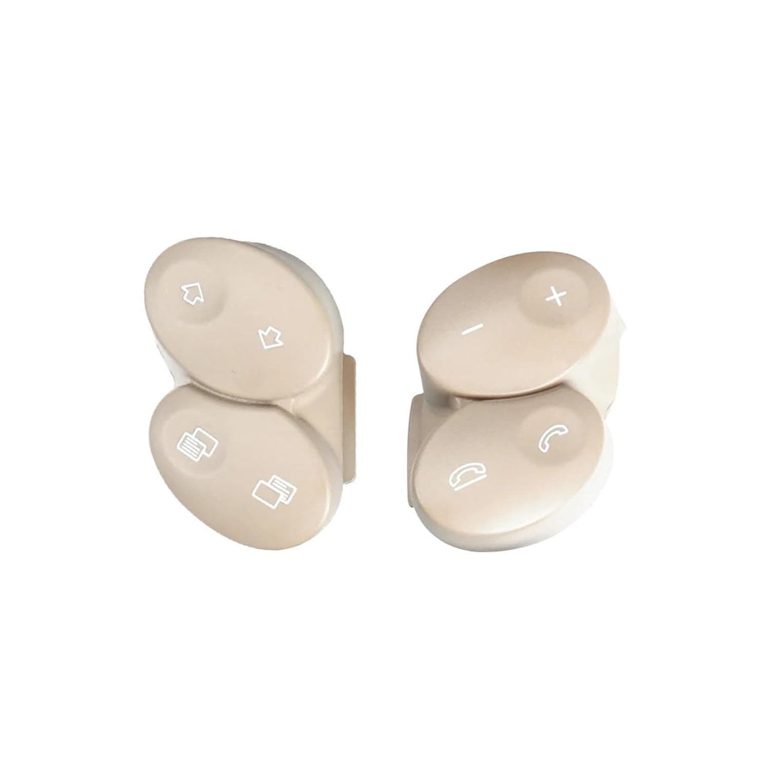 ‌Steering Wheel Switches W211 W219 Steering Wheel Switch Control Buttons Car Multi-Function Switch Buttons Fit for Benz E CLS Class 2308202310 Sensitive(Right Dark Beige)