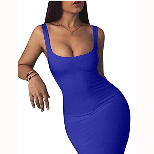 Vestido envelope para mulheres, mini vestido sem mangas sexy boho slim fit bodycon vestidos 90S E-Gi