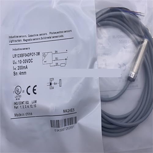 Sensor LR08BF02DLOY para detección de metales en maquinaria industrial compacta 3
