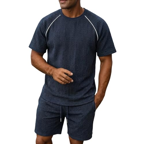 Survêtement 2 pièces homme coupe baggy ample contre la chaleur estivale