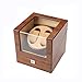 LHQ-HQ Reloj mecánico automático de la coctelera, Madera antimagnético Silencio Watch Winder, con tecnología Super Tranquila Japonesa Mabuchi Motor