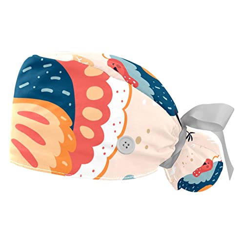 Casquettes de travail respirantes JDEZ couvre-chef Thanksgiving mixte