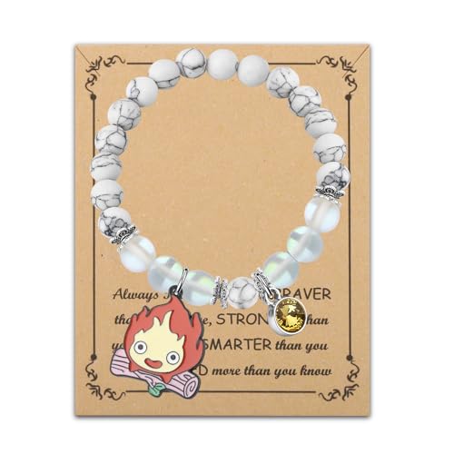 BNQL Japanese Anime Bracelet Gifts for Anime Lovers Anime Fire Gift Cartoon Movie Inspired Gifts Fire Flame Bracelet Jewelry