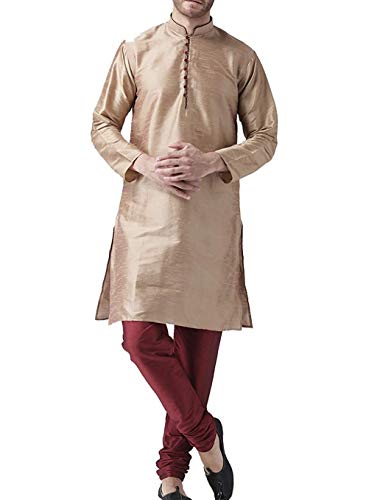 Kurta Pyjama pour homme Royal Kurta en soie bronze idéal pour les mariages