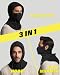 JOEYOUNG 3 in 1 Winter Thermal Balaclava Hood, Breathable Fleece Windproof Face Ski Mask with Ear Loops - Men Women Cold Weather