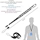 [Set 5 st.] Prothesenbürste + Zahnspangendosen mit Kordel band, Karabiner für Kinder | Zanspangenbox mit Luftlöchern | Set Zahnersatzbürste + Zahnprothesen Behälter für Unterwegs (Blau + Weiß)