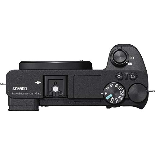 Image of Sony a6500 Mirrorless Camera with 18-135mm Lens with LCD, 3 inch, Black