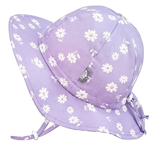Image of JAN & JUL Adjustable Cotton Floppy Sun Hat with 50+ UPF Protection for Girls