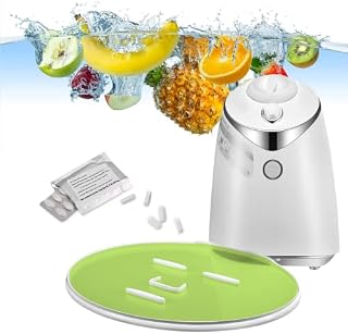 Face Mask Maker, TOPQSC Face Mask Machine with 30 Pcs Collagen, Smart Voice Work, Auto Clean, DIY Natural Fruit Vegetable Mask Maker, 5 Mins Mask Maker, for Spa Skin Care (UK Plug)