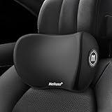 【2025新登場】ヘッドレスト 車ネックパッド 首クッション ネックピロード 頸椎サポート 低反発 メモリーコットン 通気設計これは適度の硬さと柔らかさ アップグレード ハイエンド ゴムのベルトで固定するタイプですが 取り付け簡単 調節可能 洗濯可カバー 長時間運転 車用品 車中泊 首枕 旅行 オフィスチェア 自宅用 [並行輸入品]