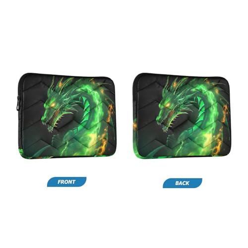 Funda para laptop Fire Dragon Green para 13-14 pulgadas miniatura 2