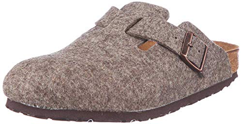 Birkenstock Boston Wolle, Unisex-Erwachsene Clogs, Braun (Cacao), 42 EU