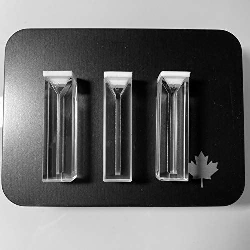 Alpha Nanotech Uv Quartz Cuvettes With Microchambers (Chamber 5 Mm Wide, 1.75 Ml, 2 Polished Sides) #TOP1