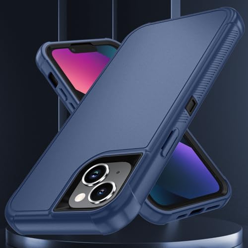 Image of SunStory Compatible with iPhone 12 Mini / 13 Mini Case with HD Screen Protector, 3-Layer Heavy Duty Full-Body Cover,3 in 1 Hybrid Protective Case for iPhone 12 Mini / 13 Mini 5.4 inch,Blue