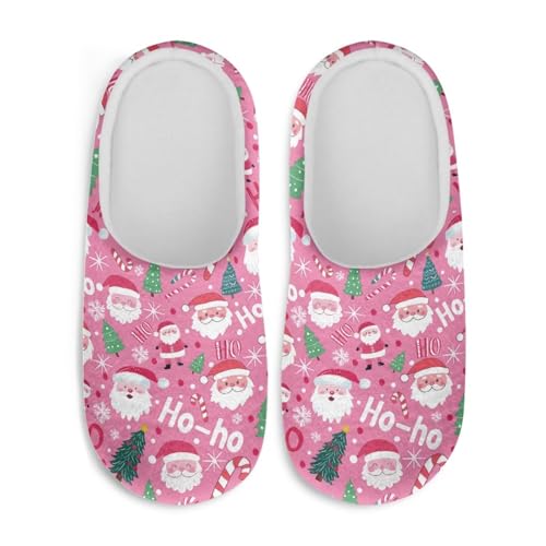 House Slippers for Women Fluffy Warm Christmas Winter Women's Bedroom Slippers Cozy3