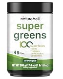 Super Greens Powder, 50 Servings | 100 Superfoods, Fiber & Probiotics