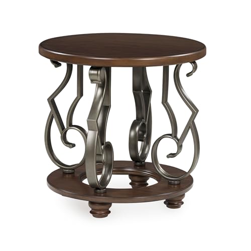 Signature Design by Ashley Frallyn Classic End Table with Metal