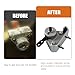 PACEWALKER Upgrade Go Kart Mechanical Disc Brake Caliper and Bracket Kit with Pads and disc for Manco 9598 9597 Yerf-Dog, Carter, ASW, Bristers, Airheart MB-1 Predator 212cc 196cc Sliver