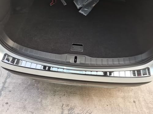 GZBFTDH Rear Bumper Protector Accessories Compatible for Lexus Rx350 Rx 350 2023 2024, Cargo Sill Trim Plate Stainless Steel Trunk Sill Guard Cover Parts - Easy to Install (with Logo, Blcak)
